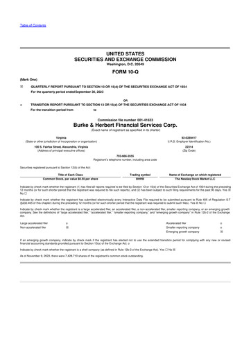 Thumbnail Burke & Herbert Financial Services 10-Q Quarterly Report FY2023 