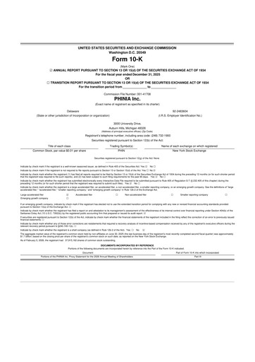 Thumbnail PHINIA 10-K Annual Report 2025