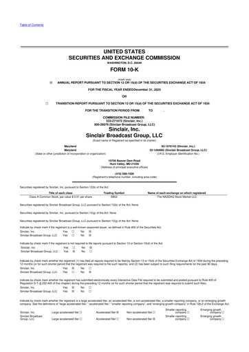 Thumbnail Sinclair, Inc. 10-K Annual Report 2025