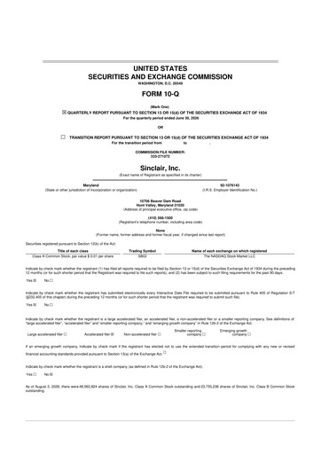 Thumbnail Sinclair, Inc. 10-Q Quarterly Report FY2026 