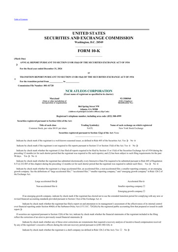 Thumbnail NCR Atleos Corporation 10-K Annual Report 2024