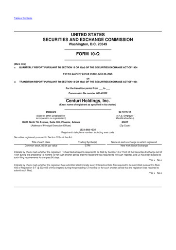 Thumbnail Centuri Holdings 10-Q Quarterly Report FY2025 