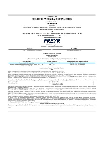 Thumbnail T1 Energy 10-K Annual Report 2023