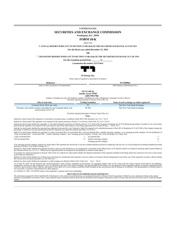 Thumbnail T1 Energy 10-K Annual Report 2024