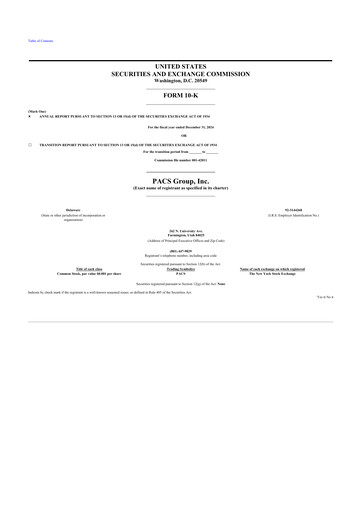 Thumbnail PACS Group 10-K Annual Report 2024