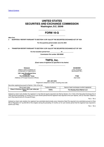 Thumbnail TWFG, Inc. 10-Q Quarterly Report FY2024 