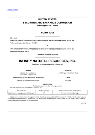 Thumbnail Infinity Natural Resources 10-Q Quarterly Report FY2026 