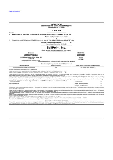 Thumbnail SailPoint 10-K Annual Report 2026