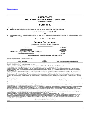 Thumbnail TIC Solutions 10-K Annual Report 