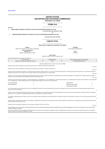 Miniature Legence Corp. 10-K Rapport annuel 2025