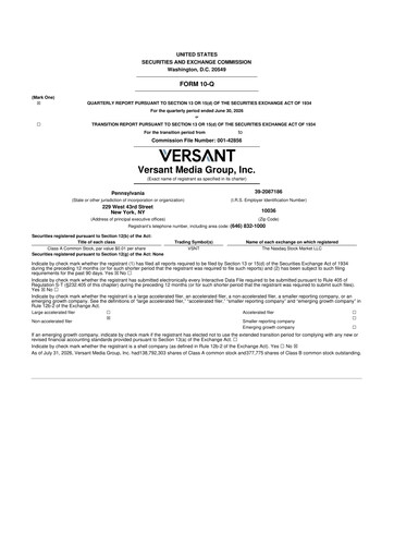 Thumbnail Versant Media Group 10-Q Quarterly Report FY2026 