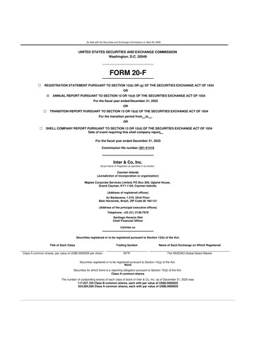 Thumbnail Inter & Co 20-F Annual Report 