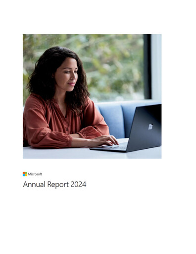 Thumbnail Microsoft Annual Report 2024