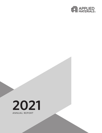 Thumbnail Applied Materials Annual Report 2021