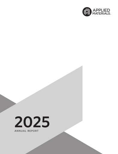 Miniature Applied Materials Rapport annuel 2025
