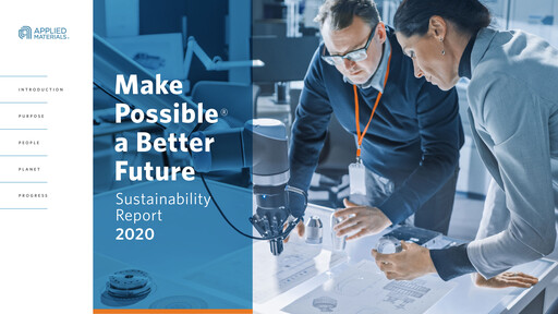 Miniature Applied Materials Rapport de durabilité 2020