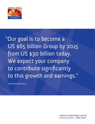 Thumbnail Hindalco Industries
 Annual Report 2009-2010