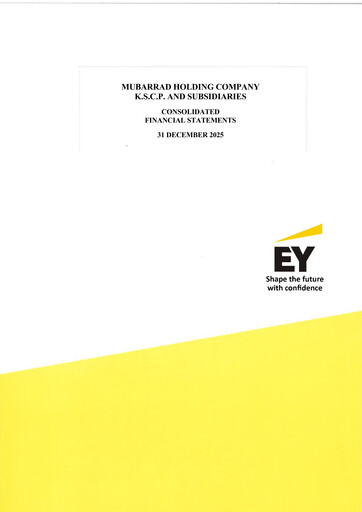 Thumbnail Mubarrad Holding Company Financial Statement 2025