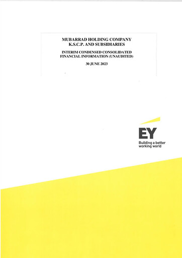 Thumbnail Mubarrad Holding Company Half-year Report 2023-h1