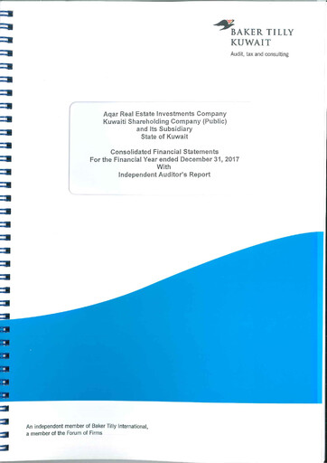 Thumbnail Aqar Real Estate Investments Company Financial Statement 2017