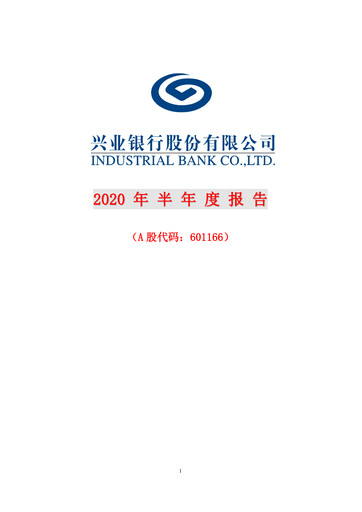 Thumbnail Industrial Bank
 Half-year Report 2020-h1