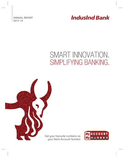 Thumbnail IndusInd Bank
 Annual Report 2013-2014