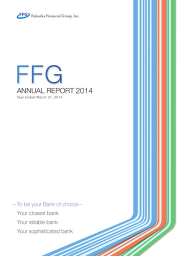 Thumbnail Fukuoka Financial Group Annual Report 2014