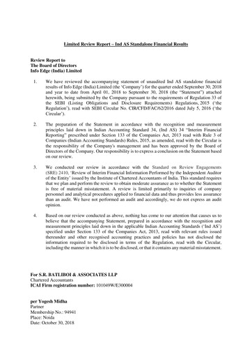 Vorschaubild Info Edge Quartalsbericht 2018-q2