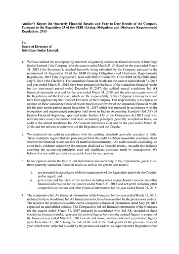 Vorschaubild Info Edge Quartalsbericht 2018-q4