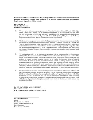 Vorschaubild Info Edge Quartalsbericht 2025-q2