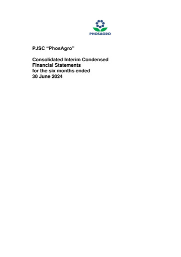 Thumbnail PhosAgro
 Financial Statement 2024-h1