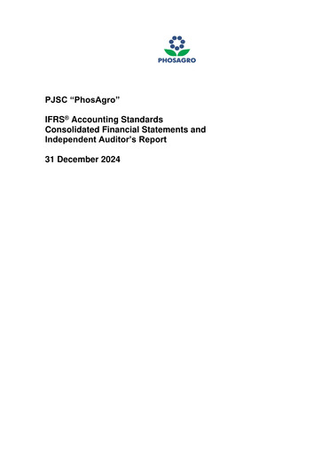 Thumbnail PhosAgro
 Financial Statement 2024