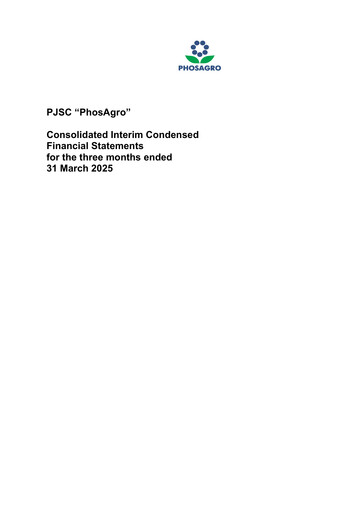 Thumbnail PhosAgro
 Quarterly Report 2025-q1