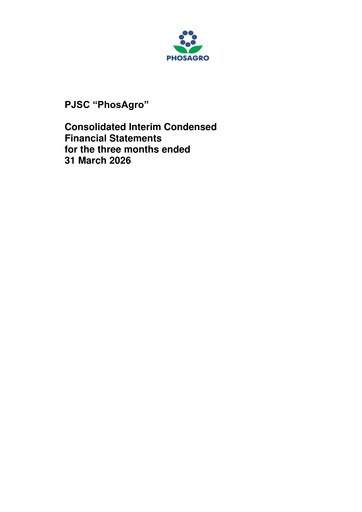 Thumbnail PhosAgro
 Quarterly Report 2026-q1