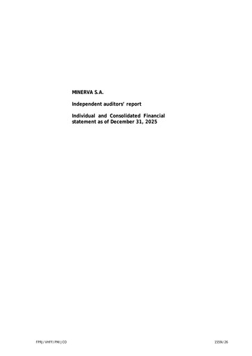 Thumbnail Minerva S.A. Financial Statement 2025