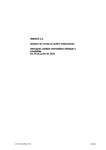 Thumbnail Minerva S.A. Quarterly Report 2026-q2