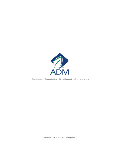 Thumbnail Archer Daniels Midland (ADM)
 Annual Report 2005