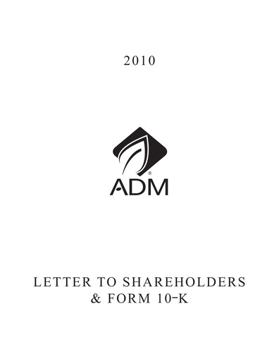 Thumbnail Archer Daniels Midland (ADM)
 Annual Report 2010