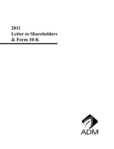 Thumbnail Archer Daniels Midland (ADM)
 Annual Report 2011