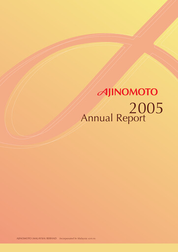 Thumbnail Ajinomoto (Malaysia) Annual Report 2005