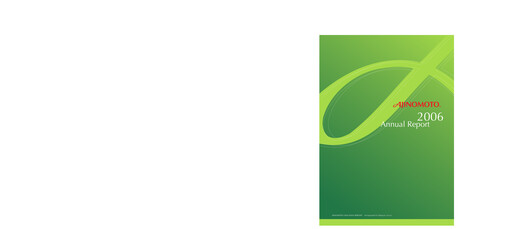 Thumbnail Ajinomoto (Malaysia) Annual Report 2006