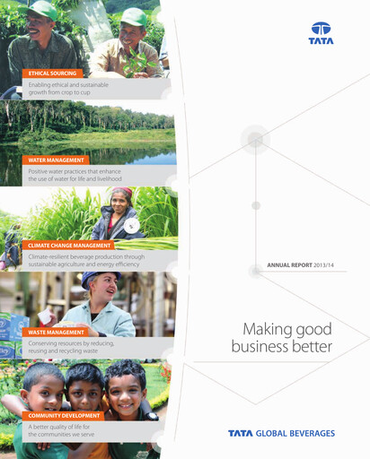 Miniature Tata Consumer Products
 Rapport annuel 2013-2014