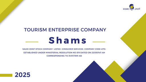 Vorschaubild The Tourism Enterprise company (SHAMS) Jahresbericht 2025