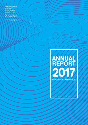 Thumbnail Mazaya Real Estate Development Q.P.S.C. Annual Report 2017