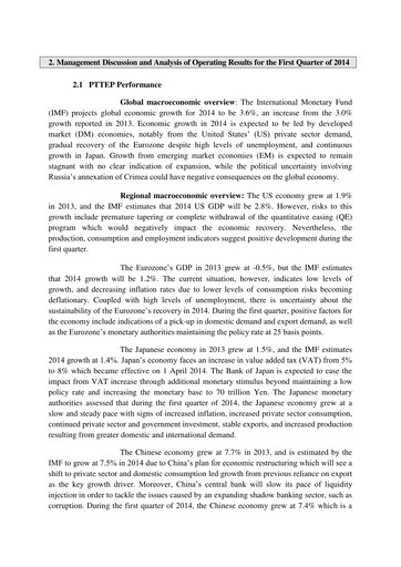 Thumbnail PTT Exploration and Production Quarterly Report 2014-q1