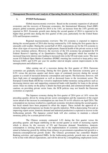 Thumbnail PTT Exploration and Production Quarterly Report 2014-q2