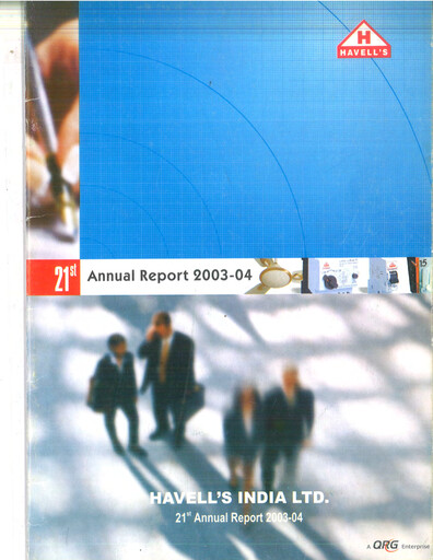 Miniature Havells India Rapport annuel 2003-2004