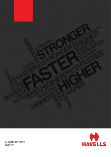 Miniature Havells India Rapport annuel 2011-2012