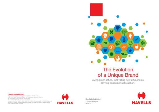 Miniature Havells India Rapport annuel 2013-2014