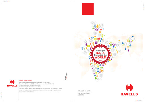 Miniature Havells India Rapport annuel 2014-2015